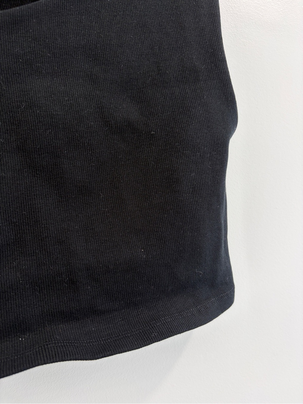 Zara Asymmetrical One-Shoulder Black Crop Top - Small - Picture 2 of 5